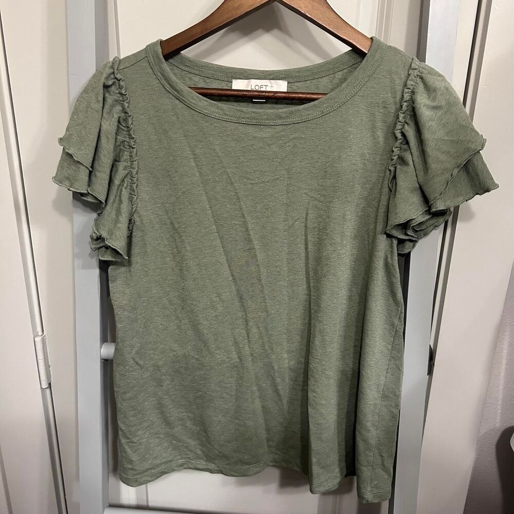 Loft Women's Green Blouse